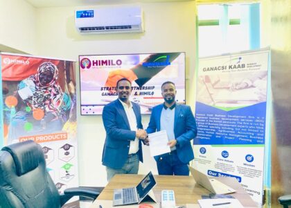 Strategic Partnership Between Himilo Microfinance Institution and Ganacsikaab Business Development Centre to Empower Small and Medium Enterprises in Somalia.